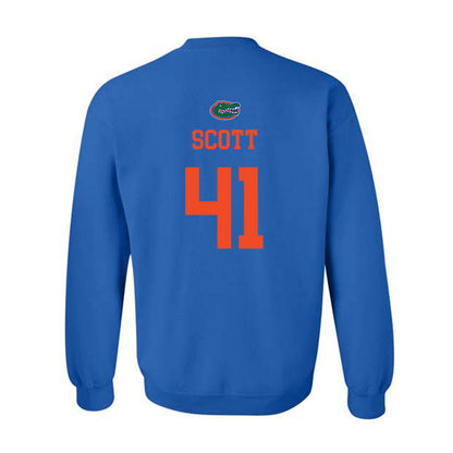 Florida - NCAA Football : Winfield Scott - Generic Shersey Crewneck Sweatshirt-1