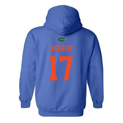 Florida - NCAA Women's Lacrosse : Cali Bishop - Generic Shersey Hooded Sweatshirt