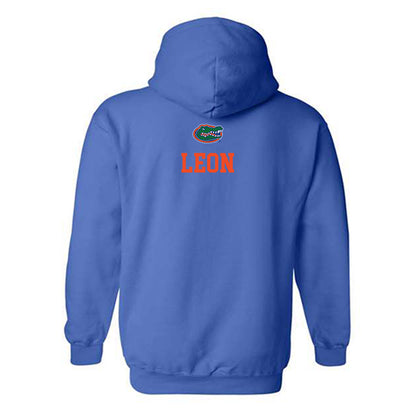 Florida - NCAA Men's Track & Field : Jonathan Leon - Generic Shersey Hooded Sweatshirt