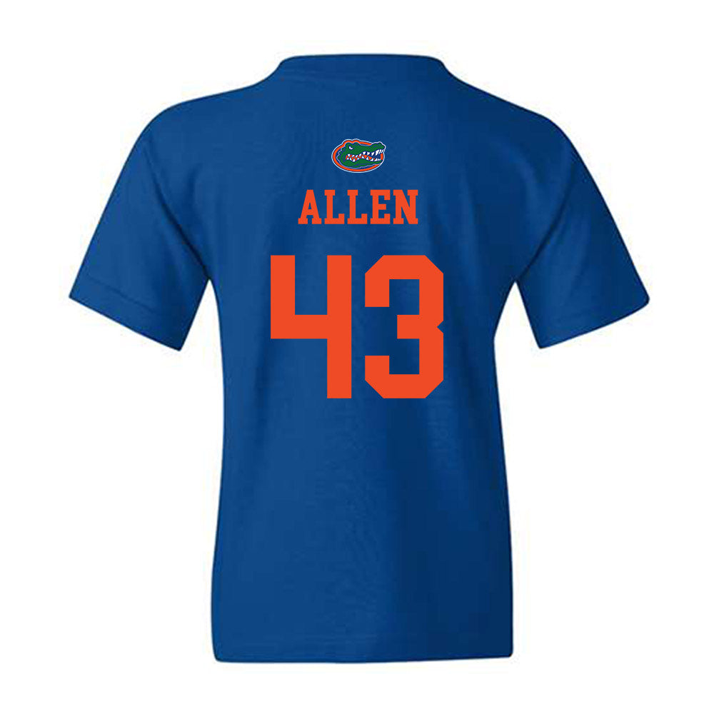 Florida - NCAA Football : Alfonzo Allen - Generic Shersey Youth T-Shirt-1