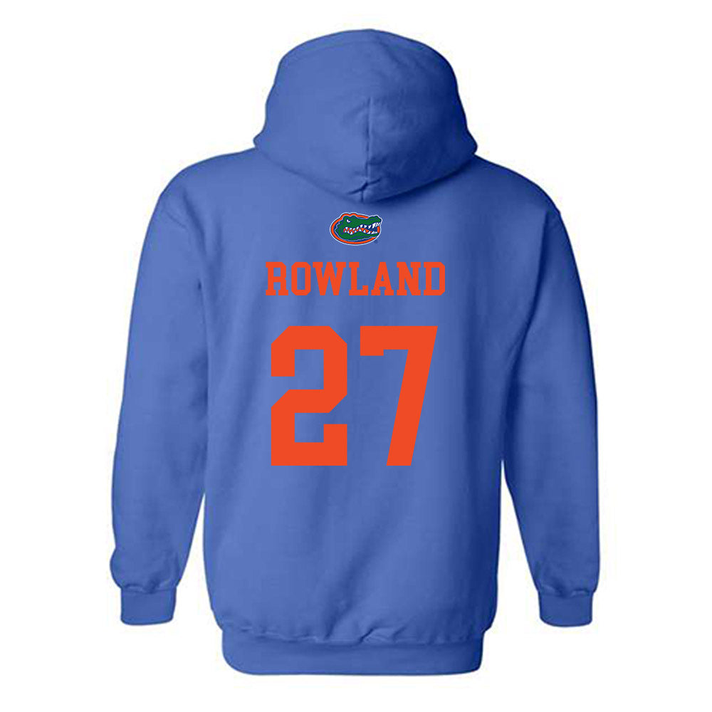 Florida - NCAA Baseball : Blaine Rowland - Generic Shersey Hooded Sweatshirt