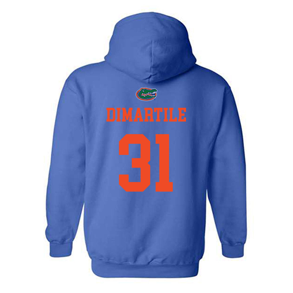 Florida - NCAA Women's Lacrosse : Anna DiMartile - Generic Shersey Hooded Sweatshirt-1