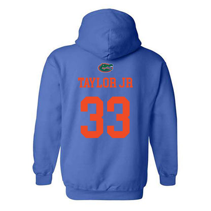 Florida - NCAA Football : Brien Taylor Jr - Generic Shersey Hooded Sweatshirt-1
