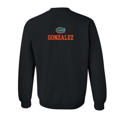 Florida - NCAA Men's Swimming & Diving : Jesus Gonzalez - Crewneck Sweatshirt-1