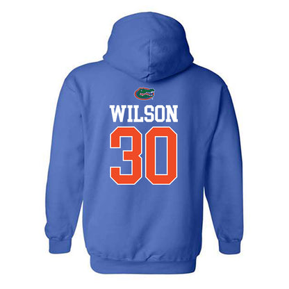 Florida - NCAA Baseball : Ashton Wilson - Generic Shersey Hooded Sweatshirt