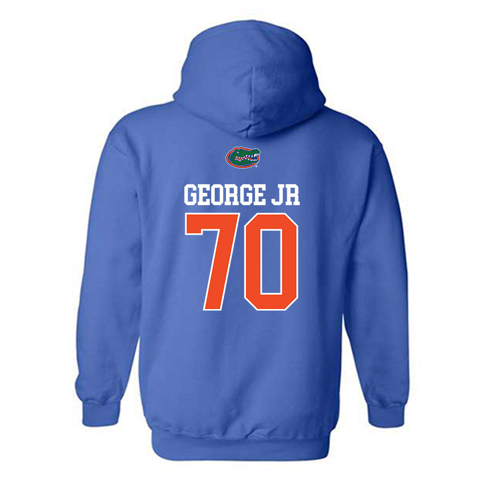 Florida - NCAA Football : Damieon George Jr - Generic Shersey Hooded Sweatshirt