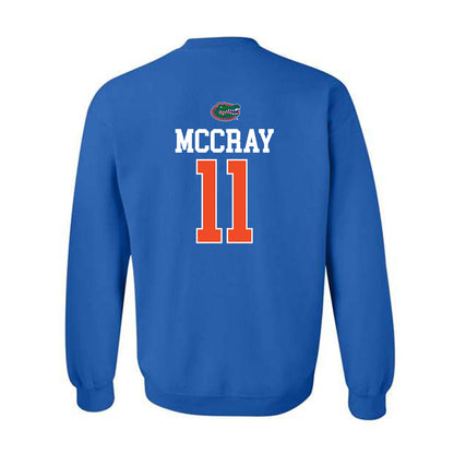 Florida - NCAA Football : LJ McCray - Generic Shersey Crewneck Sweatshirt-1