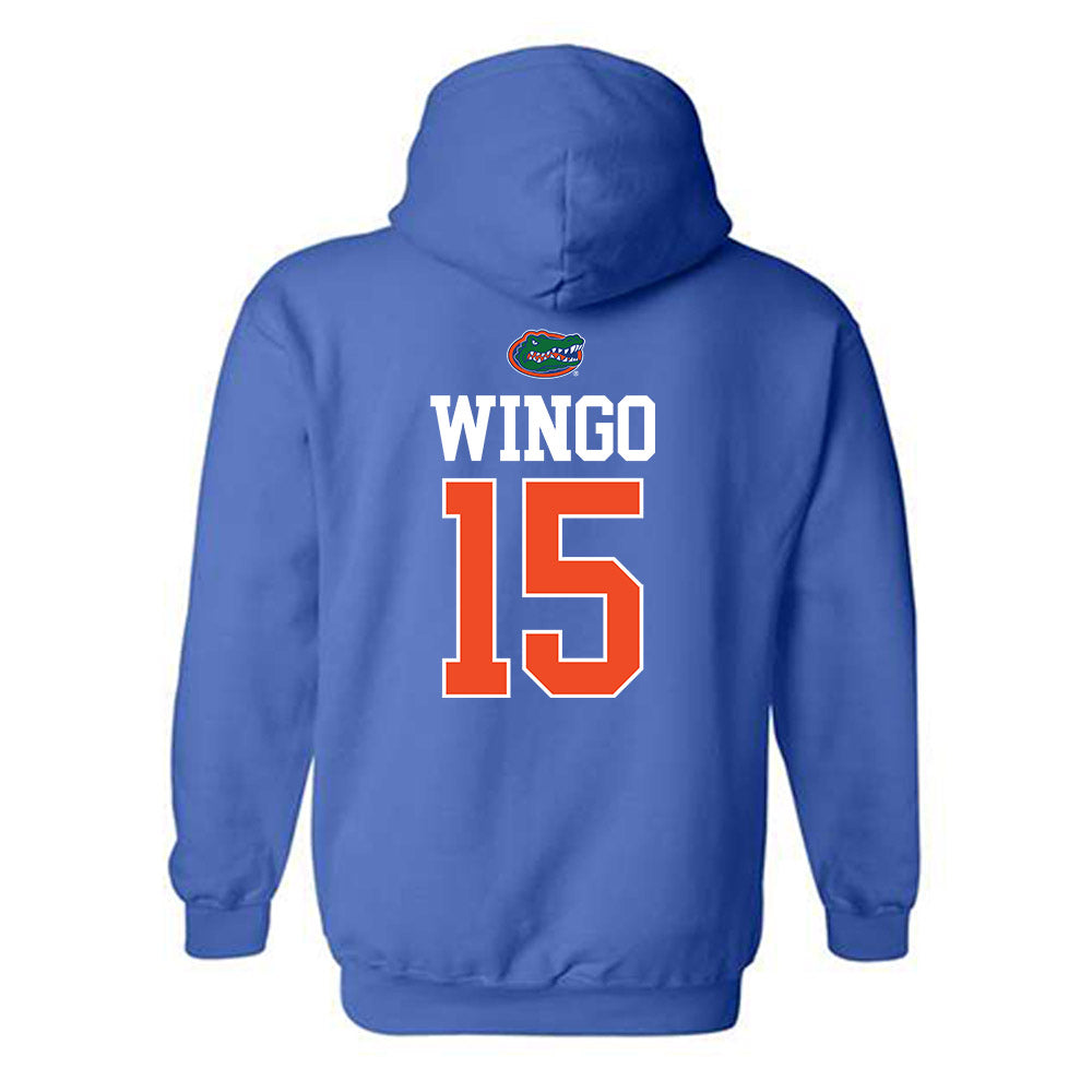 Florida - NCAA Football : Derek Wingo - Generic Shersey Hooded Sweatshirt