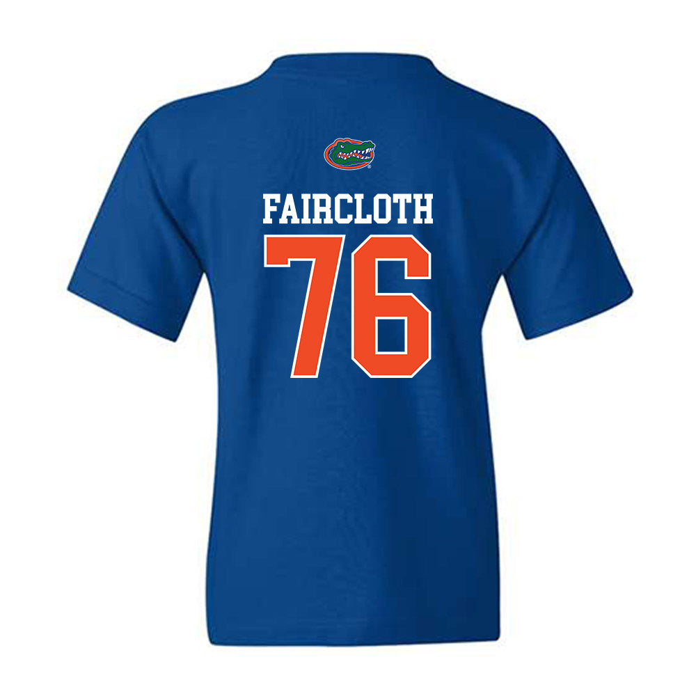 Florida - NCAA Football : Mark Faircloth - Generic Shersey Youth T-Shirt-1