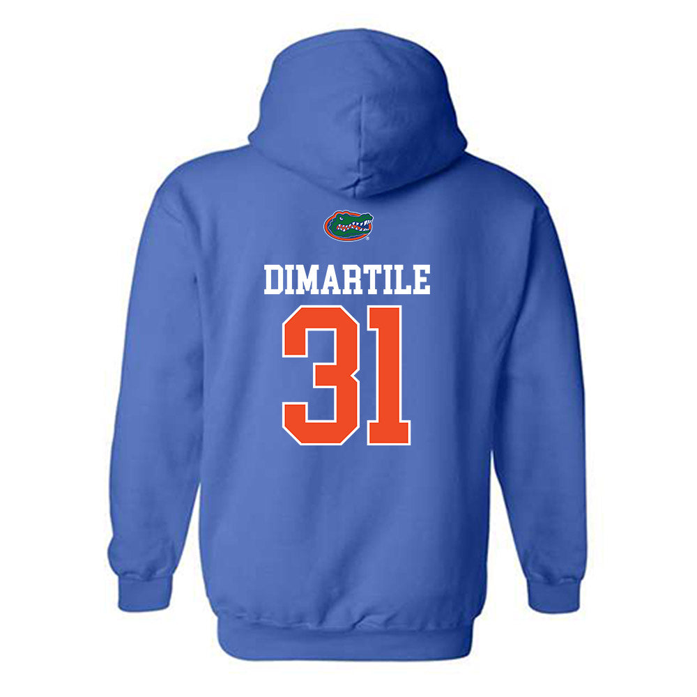 Florida - NCAA Women's Lacrosse : Anna DiMartile - Generic Shersey Hooded Sweatshirt-1
