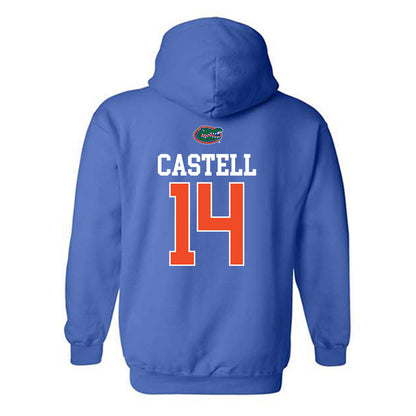 Florida - NCAA Football : Jordan Castell - Generic Shersey Hooded Sweatshirt-1