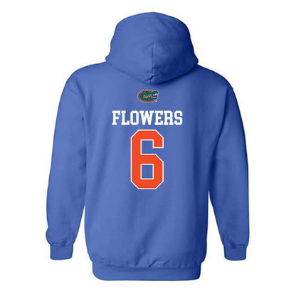 Florida - NCAA Football : Jvari Flowers - Generic Shersey Hooded Sweatshirt-1