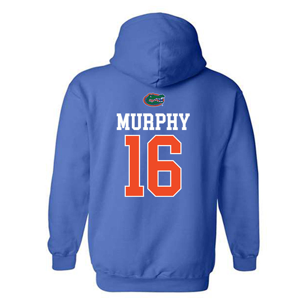 Florida - NCAA Women's Soccer : Brinley Murphy - Generic Shersey Hooded Sweatshirt-1
