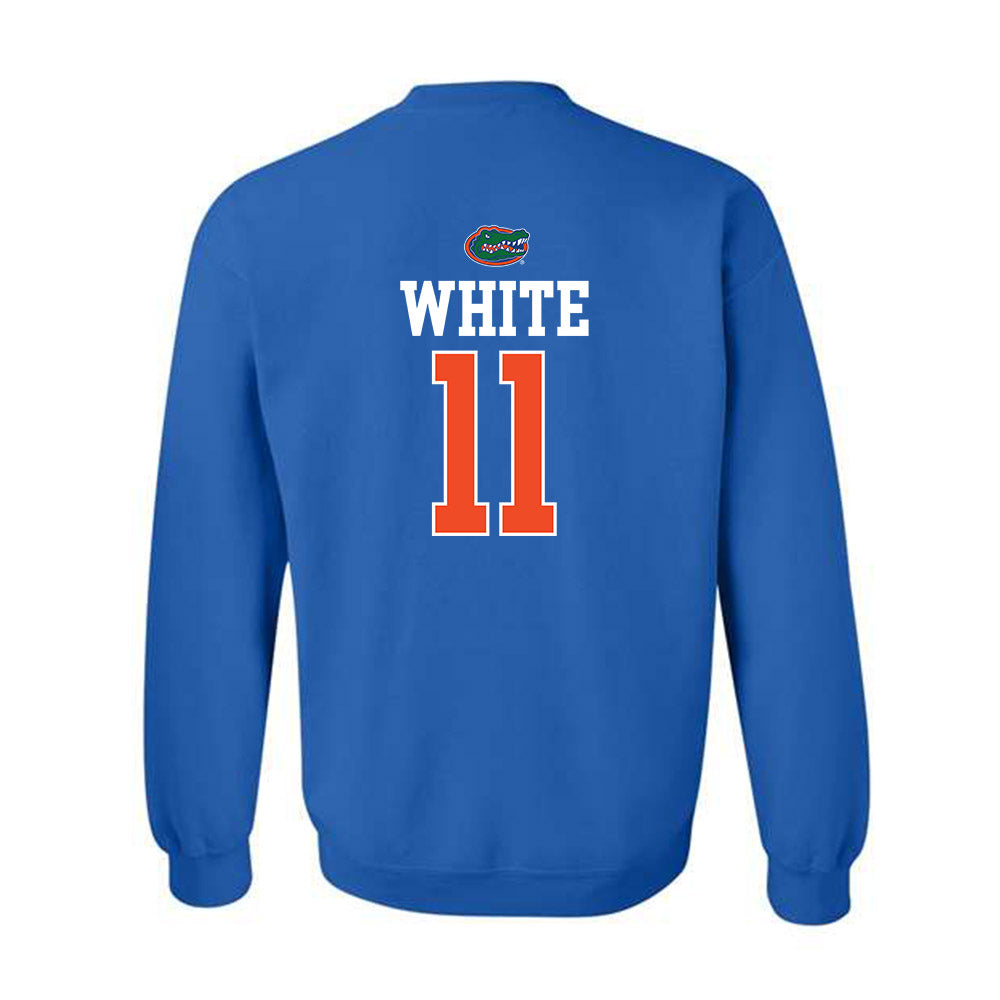 Florida - NCAA Women's Soccer : Sophie White - Generic Shersey Crewneck Sweatshirt