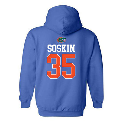 Florida - NCAA Women's Lacrosse : Maya Soskin - Generic Shersey Hooded Sweatshirt-1