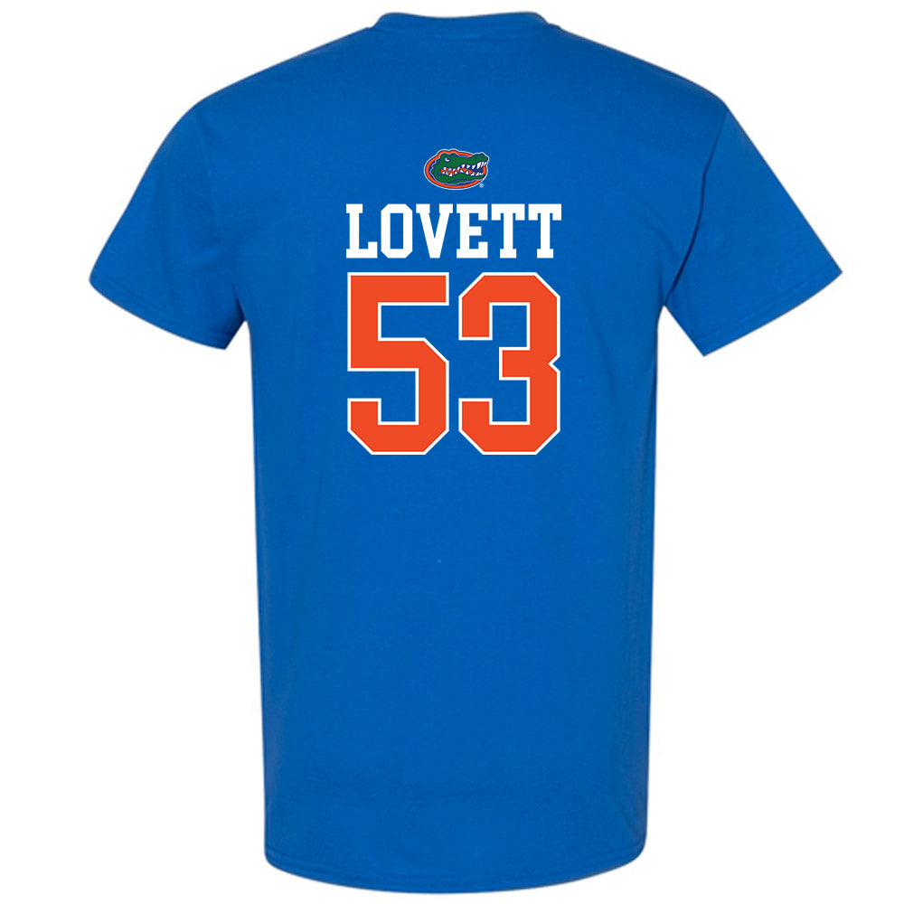 Florida - NCAA Football : Bryce Lovett - Generic Shersey T-Shirt-1