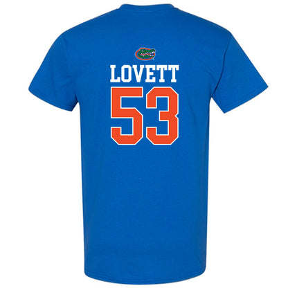 Florida - NCAA Football : Bryce Lovett - Generic Shersey T-Shirt-1