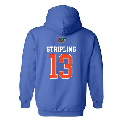 Florida - NCAA Baseball : Landon Stripling - Generic Shersey Hooded Sweatshirt-1
