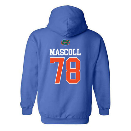Florida - NCAA Football : Marcus Mascoll - Generic Shersey Hooded Sweatshirt