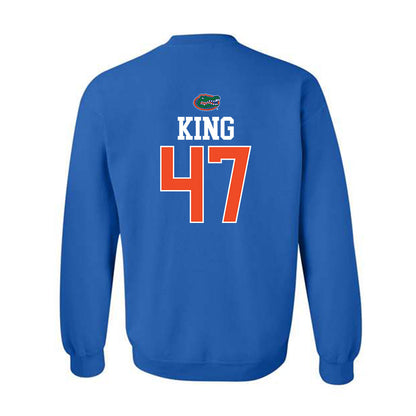 Florida - NCAA Baseball : Aidan King - Generic Shersey Crewneck Sweatshirt