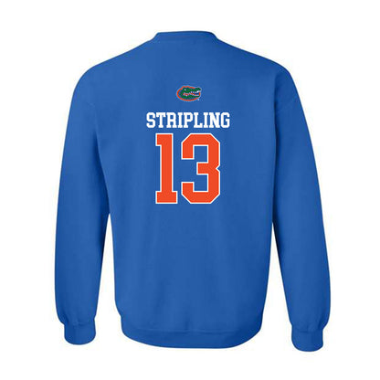 Florida - NCAA Baseball : Landon Stripling - Generic Shersey Crewneck Sweatshirt-1