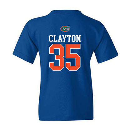 Florida - NCAA Baseball : Brock Clayton - Generic Shersey Youth T-Shirt-1