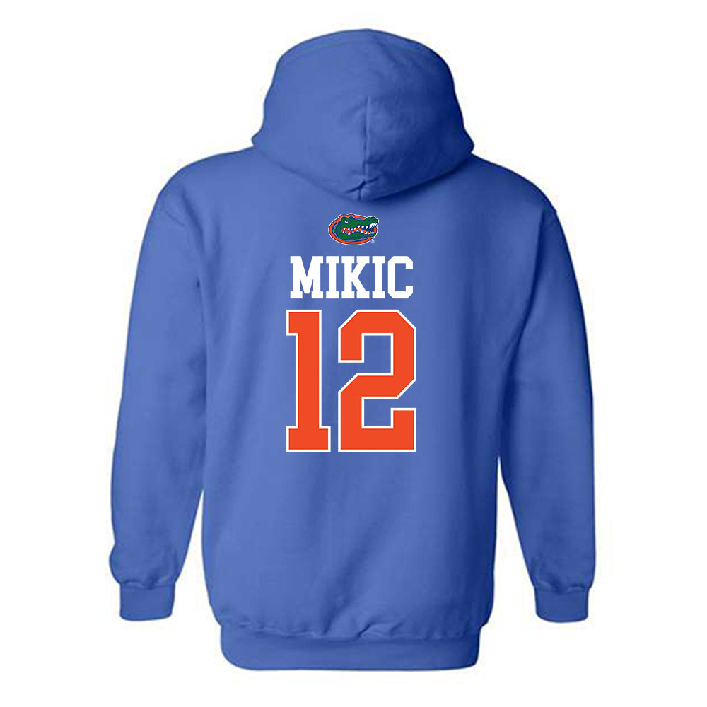 Florida - NCAA Men's Basketball : Viktor Mikic - Generic Shersey Hooded Sweatshirt