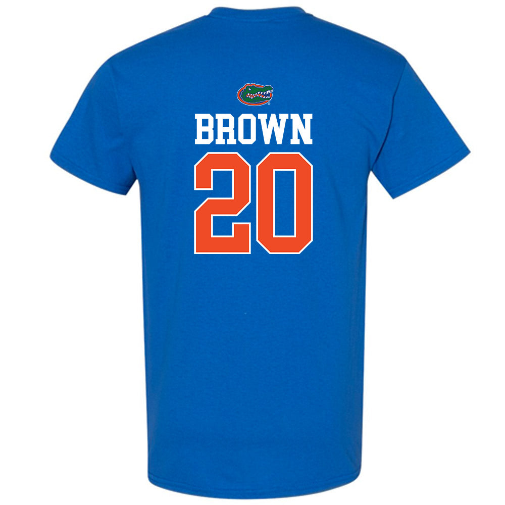 Florida - NCAA Men's Basketball : Isaiah Brown - Generic Shersey T-Shirt