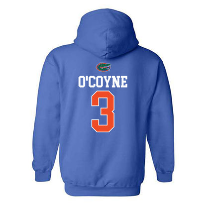 Florida - NCAA Women's Soccer : Tatum O'Coyne - Generic Shersey Hooded Sweatshirt-1