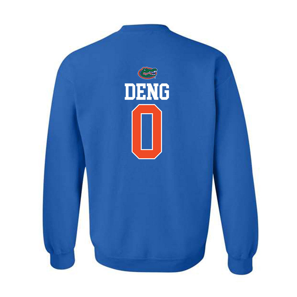 Florida - NCAA Women's Basketball : Sarah Deng - Generic Shersey Crewneck Sweatshirt-1