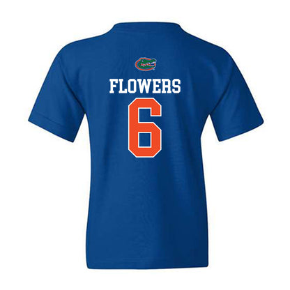 Florida - NCAA Football : Jvari Flowers - Generic Shersey Youth T-Shirt-1