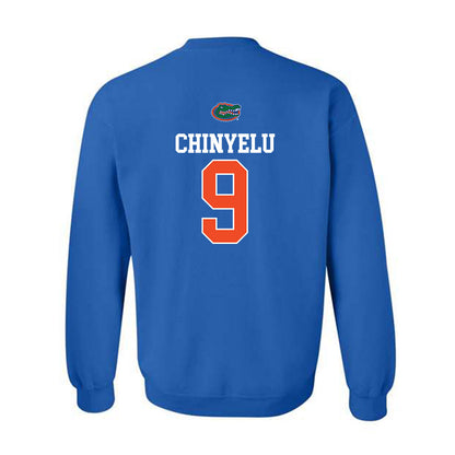 Florida - NCAA Men's Basketball : Rueben Chinyelu - Generic Shersey Crewneck Sweatshirt