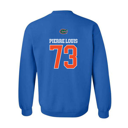 Florida - NCAA Football : Daniel Pierre Louis - Generic Shersey Crewneck Sweatshirt-1