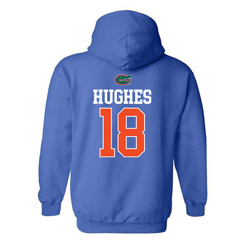 Florida - NCAA Women's Lacrosse : Samantha Hughes - Hooded Sweatshirt Classic Shersey