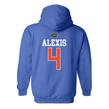 Florida - NCAA Men's Basketball : Samuel Alexis - Generic Shersey Hooded Sweatshirt