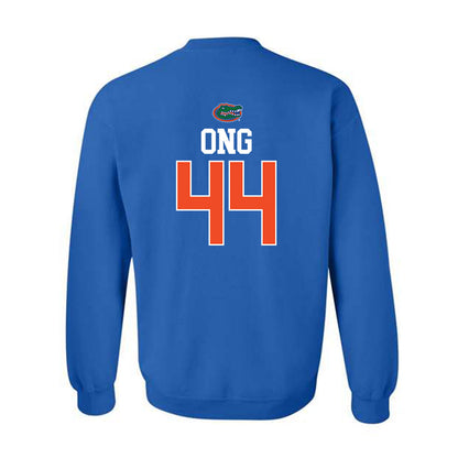 Florida - NCAA Baseball : Felix Ong - Generic Shersey Crewneck Sweatshirt