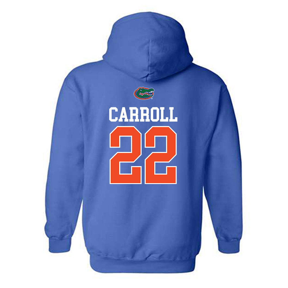 Florida - NCAA Women's Lacrosse : Madison Carroll - Generic Shersey Hooded Sweatshirt-1