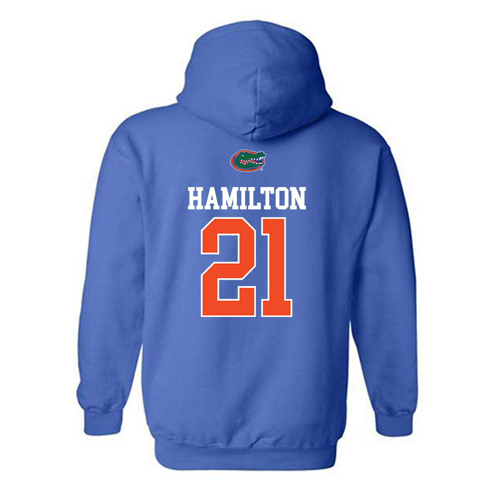 Florida - NCAA Women's Lacrosse : Clark Hamilton - Generic Shersey Hooded Sweatshirt
