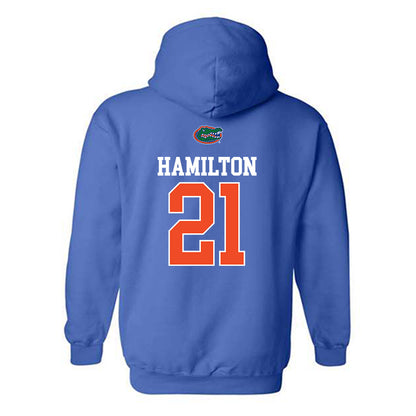 Florida - NCAA Women's Lacrosse : Clark Hamilton - Generic Shersey Hooded Sweatshirt