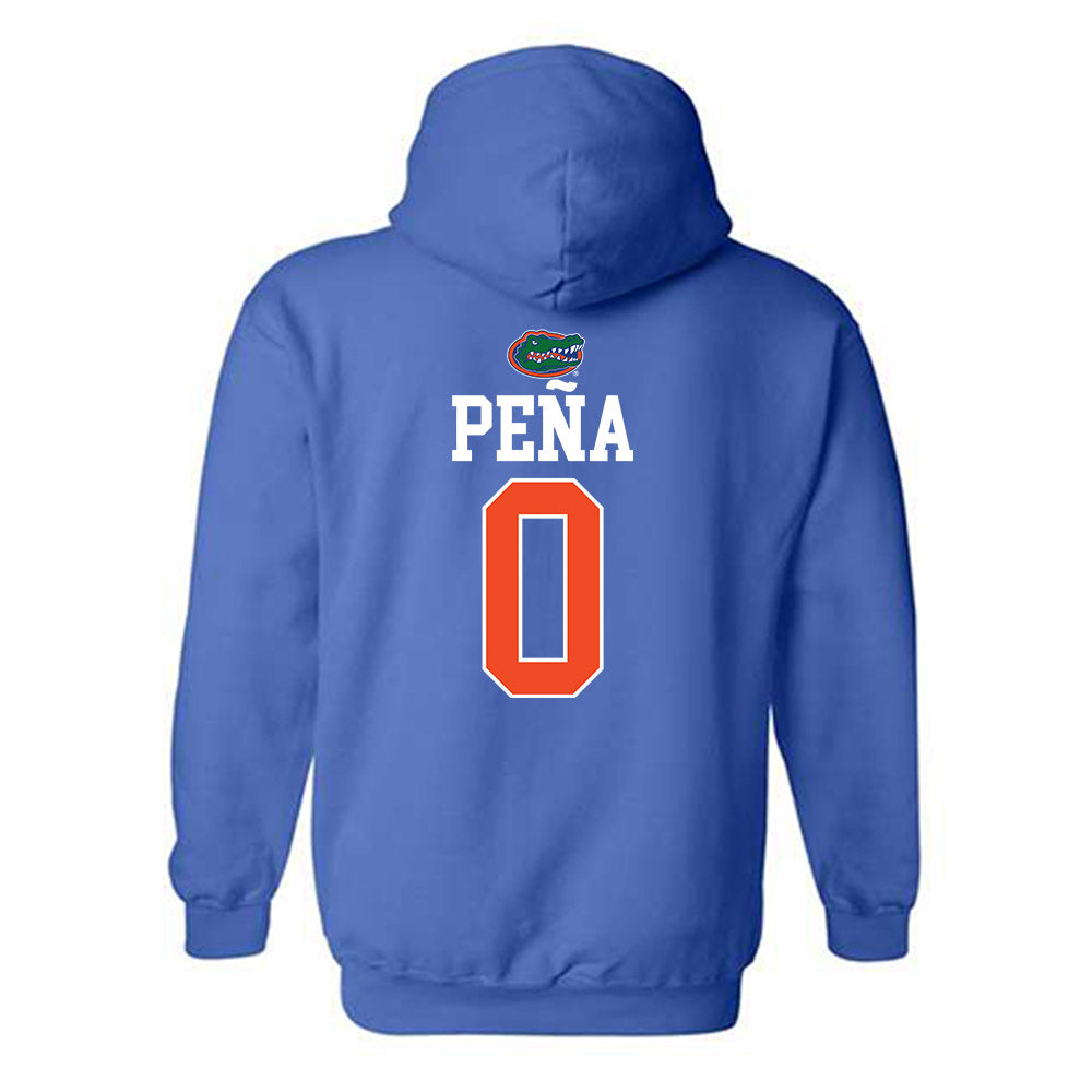 Florida - NCAA Women's Soccer : Paloma Peña - Generic Shersey Hooded Sweatshirt-1