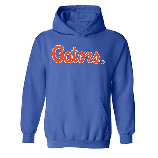 Florida - NCAA Baseball : Justin Nadeau - Generic Shersey Hooded Sweatshirt