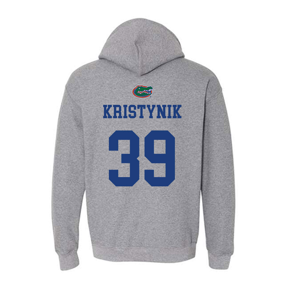 Florida - NCAA Women's Lacrosse : Ava Kristynik - Sports Shersey Hooded Sweatshirt-1