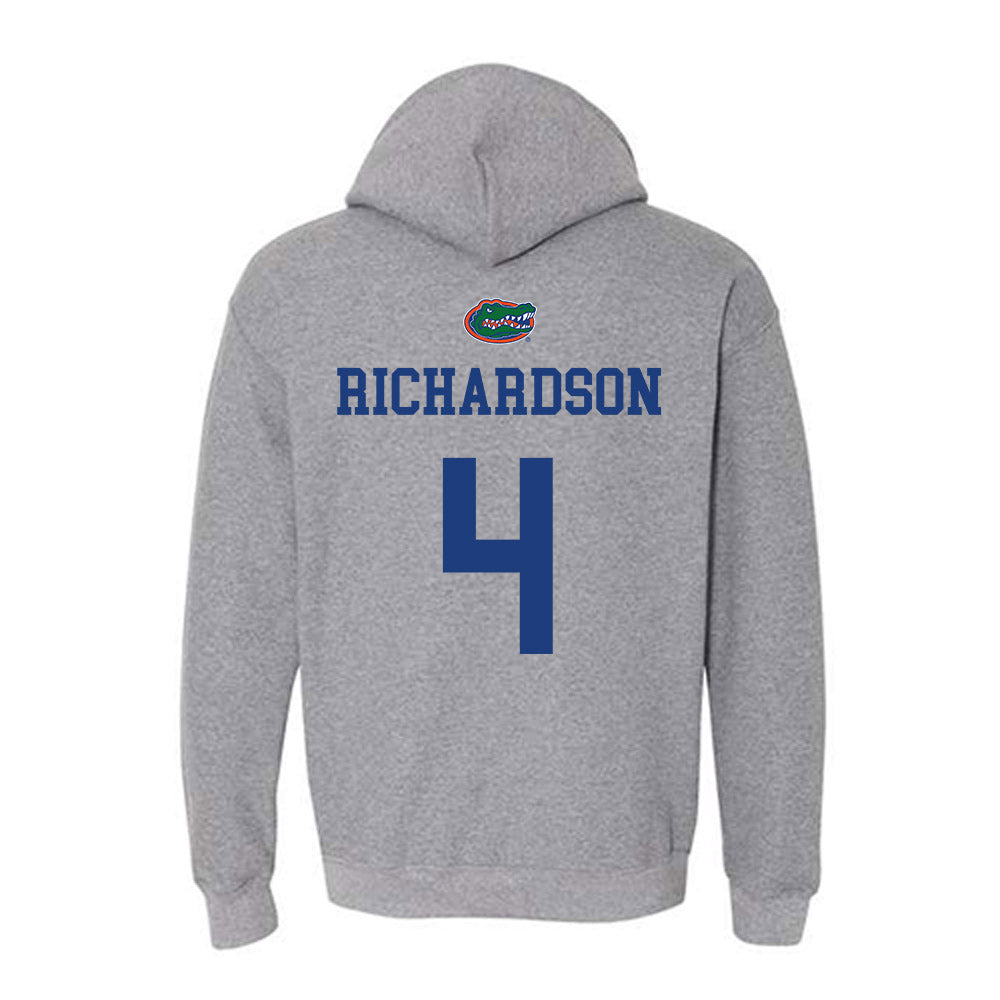 Florida - NCAA Women's Lacrosse : Kennedy Richardson - Sports Shersey Hooded Sweatshirt-1