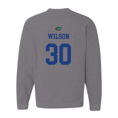 Florida - NCAA Women's Lacrosse : Carly Wilson - Sports Shersey Crewneck Sweatshirt-1