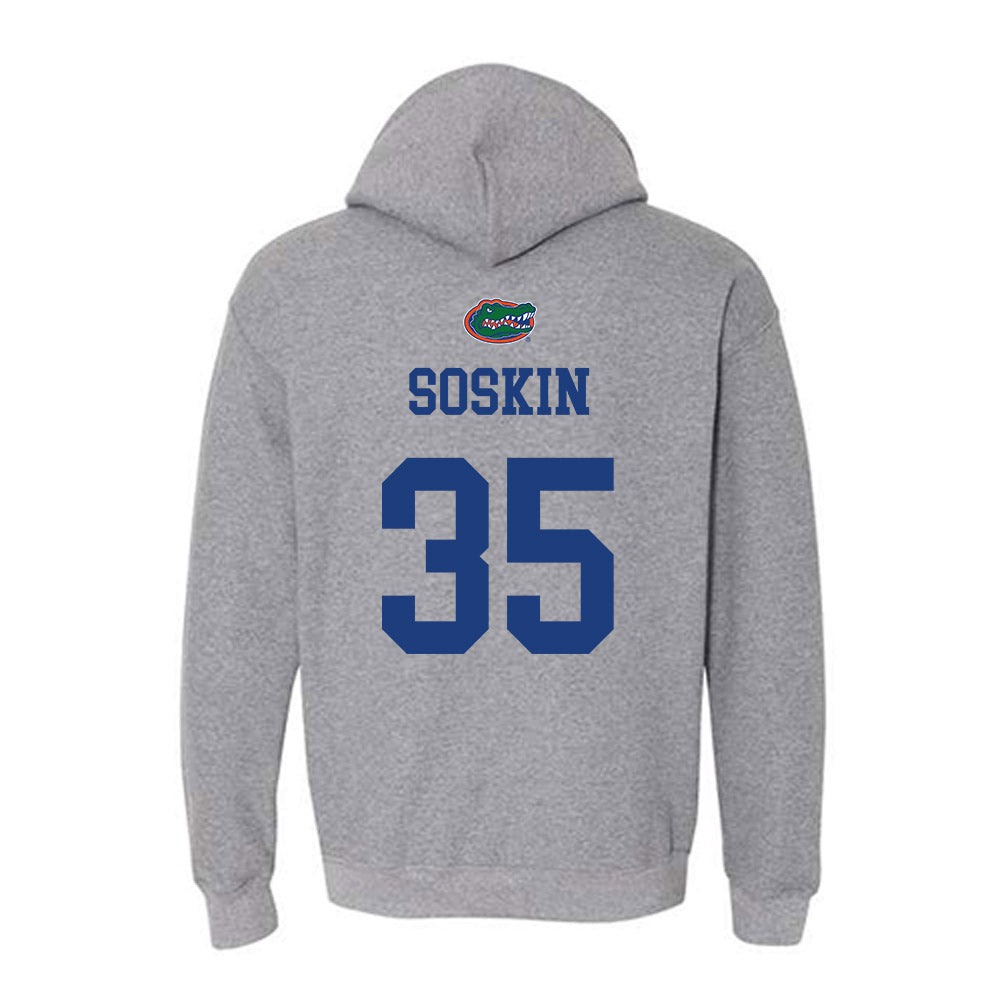 Florida - NCAA Women's Lacrosse : Maya Soskin - Sports Shersey Hooded Sweatshirt-1