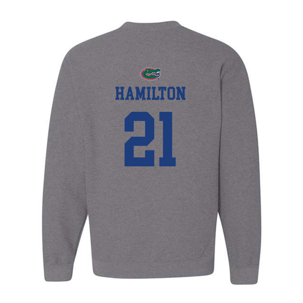 Florida - NCAA Women's Lacrosse : Clark Hamilton - Sports Shersey Crewneck Sweatshirt