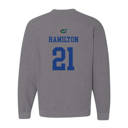 Florida - NCAA Women's Lacrosse : Clark Hamilton - Sports Shersey Crewneck Sweatshirt
