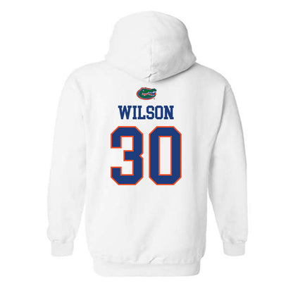 Florida - NCAA Women's Lacrosse : Carly Wilson - Sports Shersey Hooded Sweatshirt-1