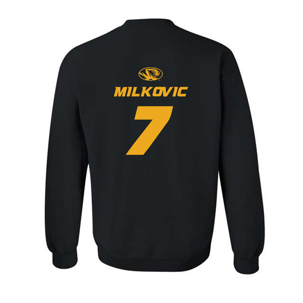 Missouri - NCAA Women's Basketball : Lucija Milkovic - Sports Shersey Crewneck Sweatshirt-1