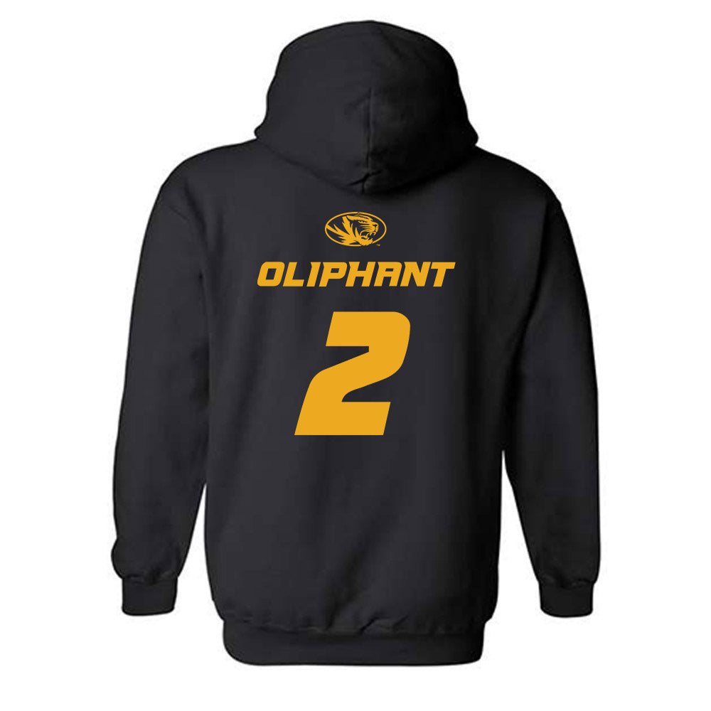 Missouri - NCAA Women's Basketball : Londyn Oliphant - Sports Shersey Hooded Sweatshirt-1